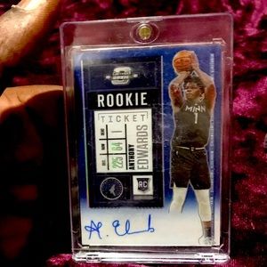 Anthony Edward’s Rookie on card auto /99